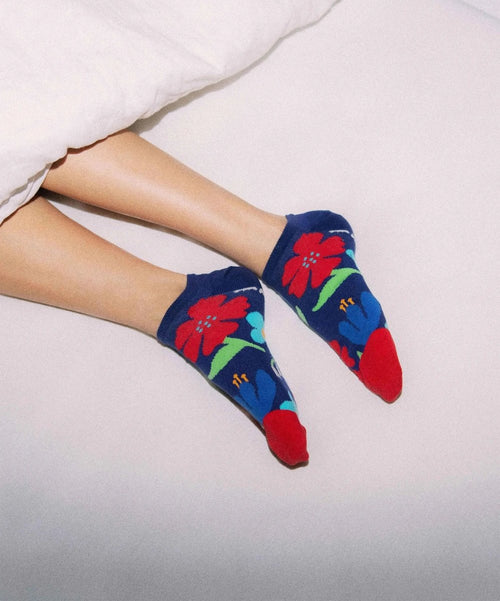 Dilly Socks Notre Chaussettes De Sneakers: Short Bouquet