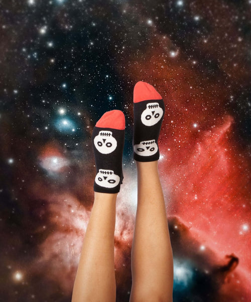 Dilly Socks Notre Chaussettes De Sneakers: Short Dia De Los Muertos