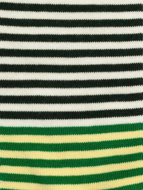 Dilly Socks Notre Chaussettes De Sneakers: Short Fine Line Green