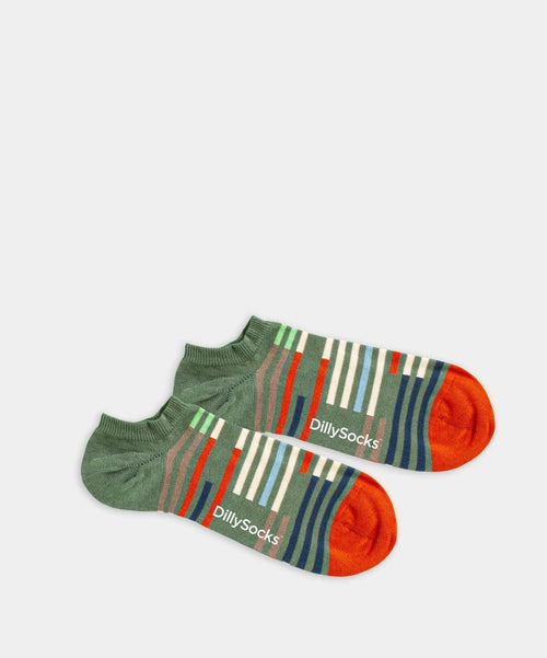 dilly socks Notre chaussettes de sneakers: Short Skyline