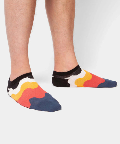 Dilly Socks Notre Chaussettes De Sneakers: Short Wavy Wonder