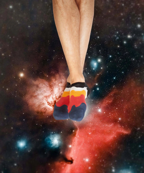 Dilly Socks Notre Chaussettes De Sneakers: Short Wavy Wonder