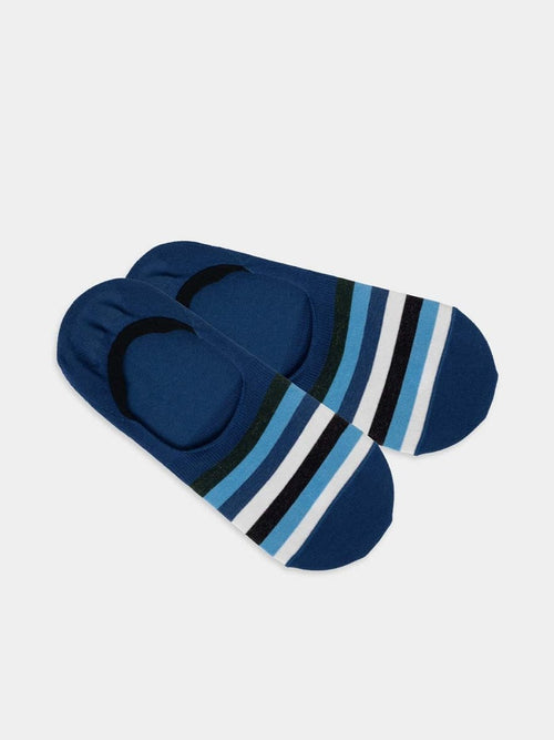 dilly socks Notre chaussettes invisibles: Hidden Bold Line Blue