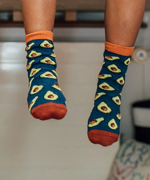 Dilly Socks Notre Chaussettes Pour Enfants: Lil Avocado