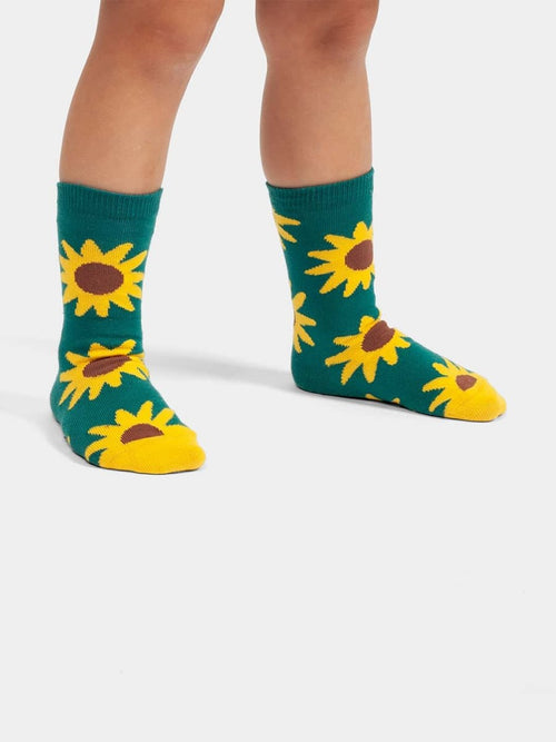 Dilly Socks Notre Chaussettes Pour Enfants: Lil Blooming Sunflower
