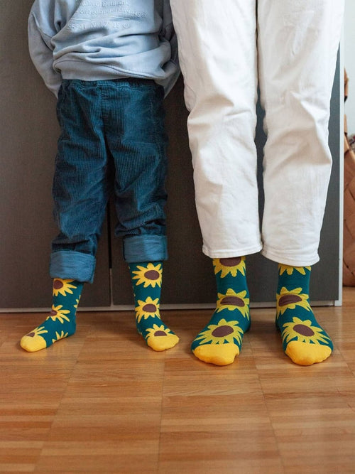 Dilly Socks Notre Chaussettes Pour Enfants: Lil Blooming Sunflower