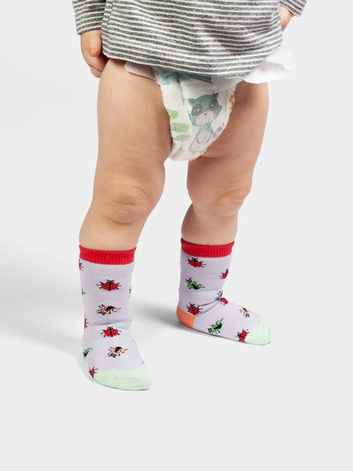 Dilly Socks Notre Chaussettes Pour Enfants: Lil Buzzing Beetles