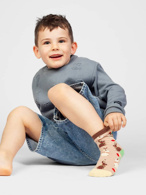 Dilly Socks Notre Chaussettes Pour Enfants: Lil Chocolate Bunny