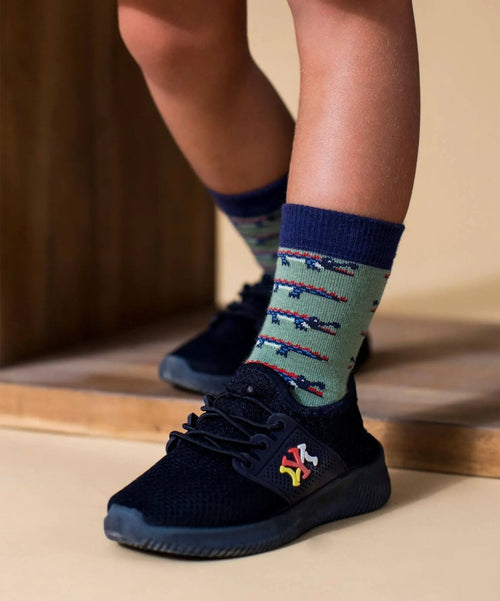 Dilly Socks Notre Chaussettes Pour Enfants: Lil Croc O'Clock