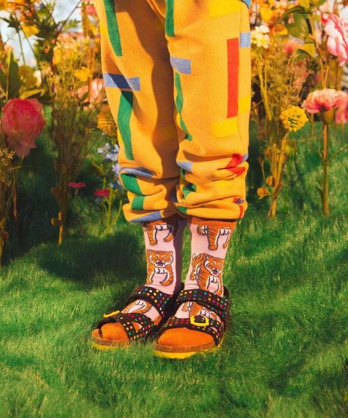 Dilly Socks Notre Chaussettes Pour Enfants: Lil Dusk Tiger
