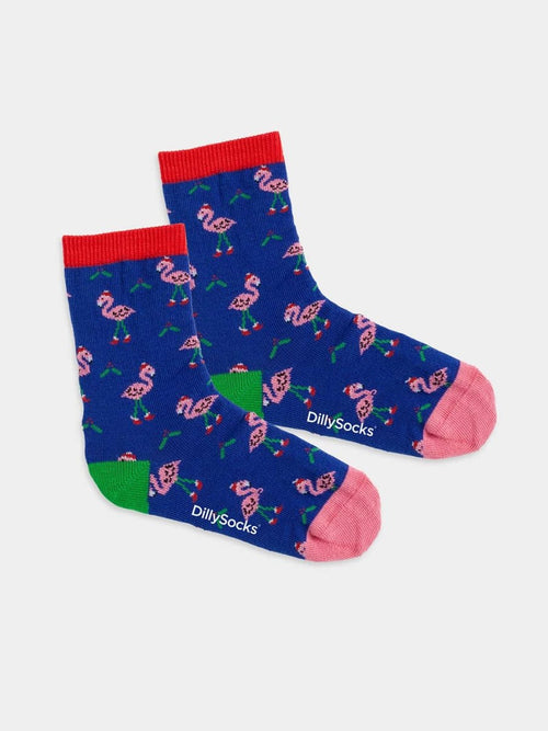 dilly socks Notre Chaussettes pour enfants: Lil Flamingo Fest