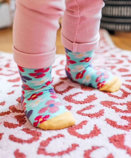 Dilly Socks Notre Chaussettes Pour Enfants: Lil Floral