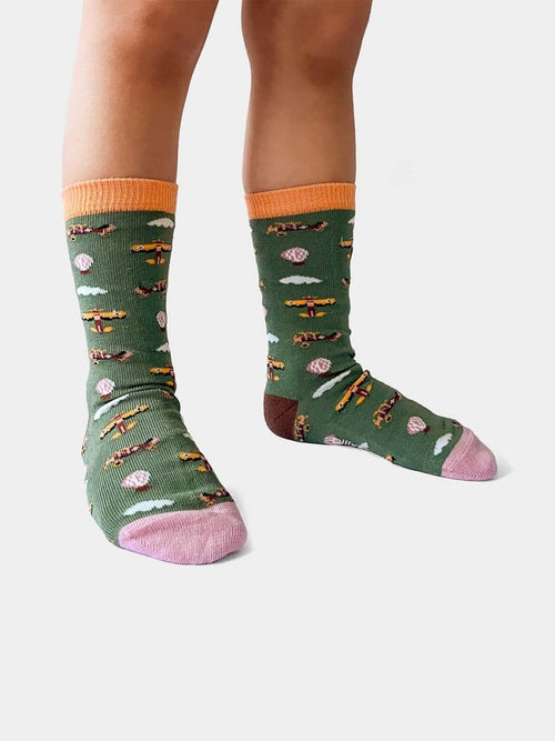 Dilly Socks Notre Chaussettes Pour Enfants: Lil Flying Circus