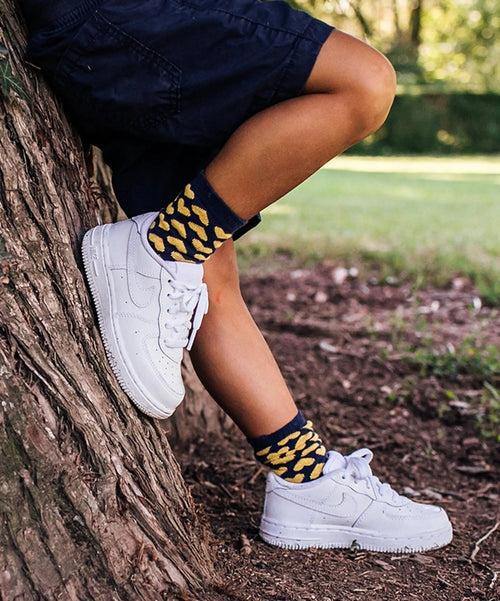 Dilly Socks Notre Chaussettes Pour Enfants: Lil Heart Blues