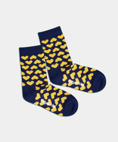 dilly socks Notre chaussettes pour enfants: Lil Heart Blues