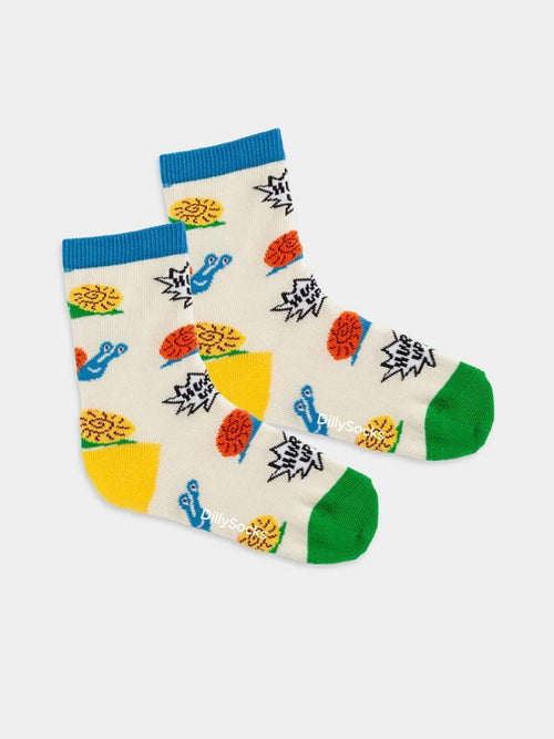 dilly socks Notre Chaussettes pour enfants: Lil Hurry Up Slow