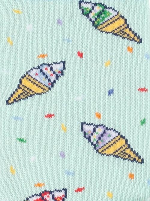 Dilly Socks Notre Chaussettes Pour Enfants: Lil Ice Cream Party