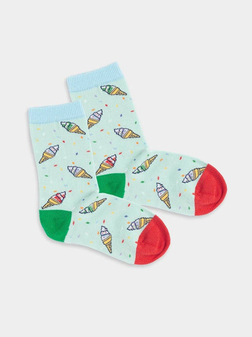 dilly socks Notre Chaussettes pour enfants: Lil Ice Cream Party