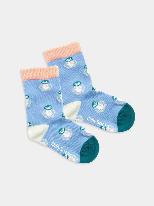 dilly socks Notre chaussettes pour enfants: Lil Ice Ice Pingu