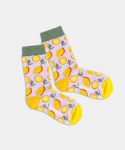dilly socks Notre chaussettes pour enfants: Lil Lemon