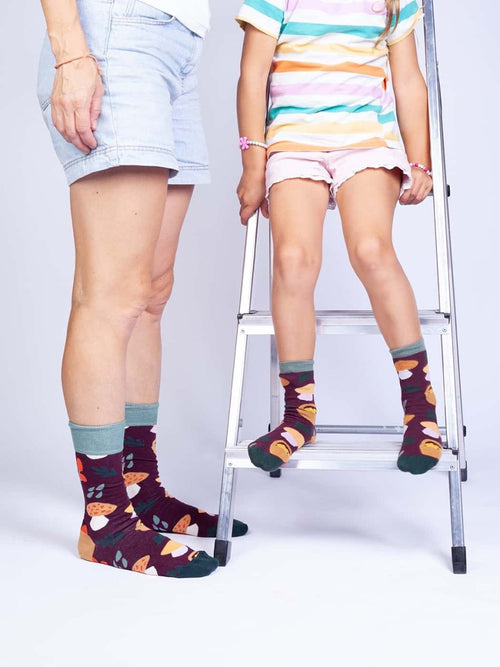 Dilly Socks Notre Chaussettes Pour Enfants: Lil Mushroom Crush