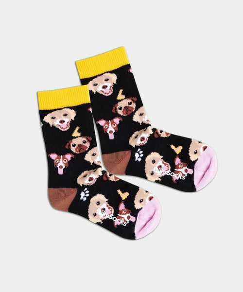 dilly socks Notre chaussettes pour enfants: Lil Night Dog
