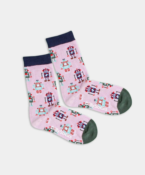 dilly socks Notre chaussettes pour enfants: Lil Robo