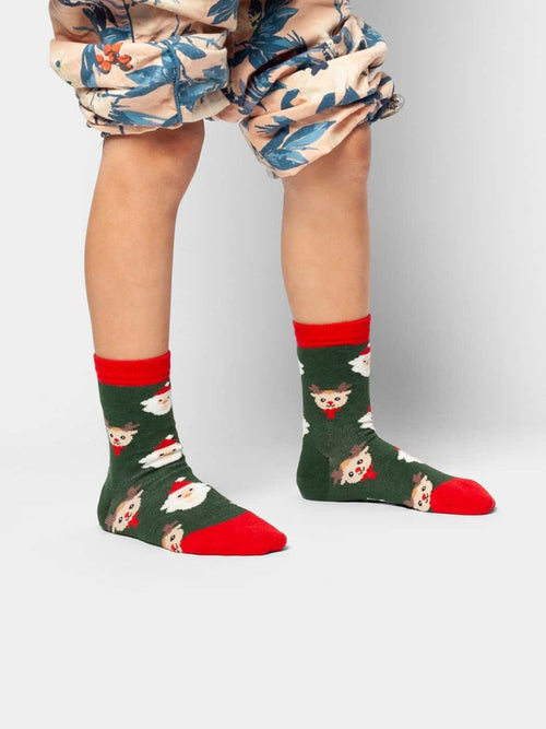 Dilly Socks Notre Chaussettes Pour Enfants: Lil Rudolph In The Forest