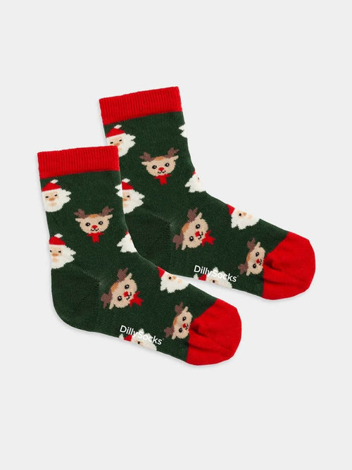 dilly socks Notre Chaussettes pour enfants: Lil Rudolph in the Forest