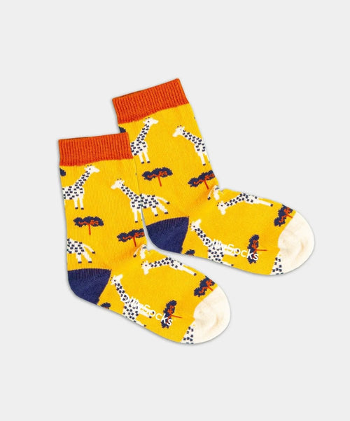 dilly socks Notre chaussettes pour enfants: Lil Sand Giraffe