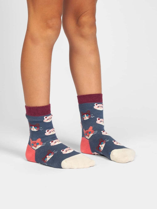 Dilly Socks Notre Chaussettes Pour Enfants: Lil Sky Kitten