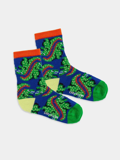 dilly socks Notre Chaussettes pour enfants: Lil Ur Ex the T Rex