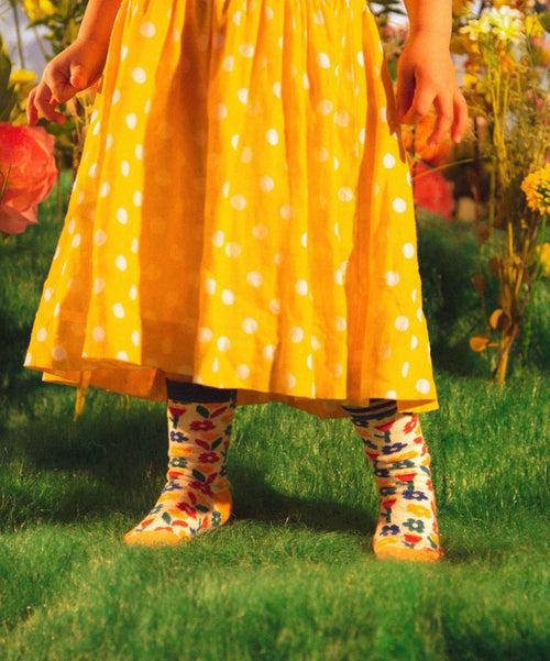 Dilly Socks Notre Chaussettes Pour Enfants: Lil White Meadow