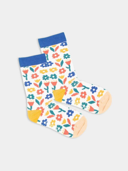 dilly socks Notre chaussettes pour enfants: Lil White Meadow