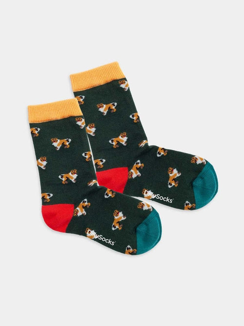 dilly socks Notre chaussettes pour enfants: Lil Who Let The Dogs Out