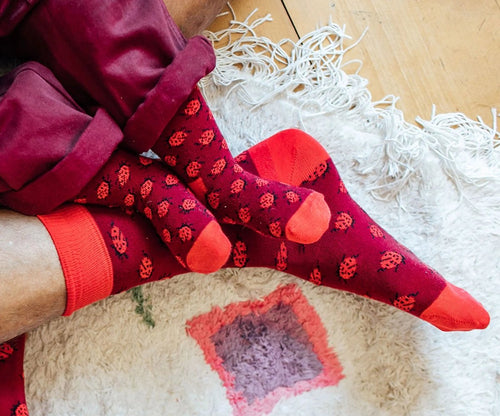 Dilly Socks Notre Chaussettes Pour Enfants: Lil Wine Bug