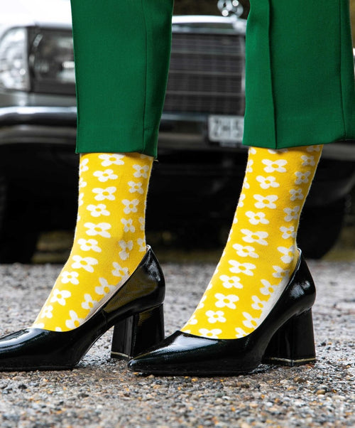 Dilly Socks Notre Chaussettes Pour Femmes: Blooming Daisy