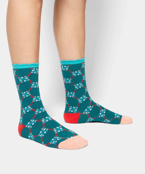 Dilly Socks Notre Chaussettes Pour Femmes: Blossom Honeycombs