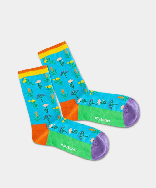 dilly socks Notre chaussettes pour femmes: Blossom Lake