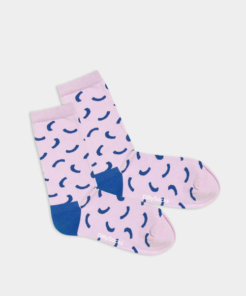 dilly socks Notre chaussettes pour femmes: Blue Moon Crescent