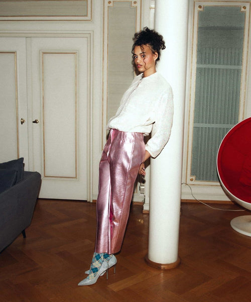 Dilly Socks Notre Chaussettes Pour Femmes: Check Pattern Club