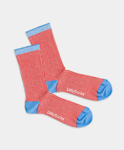 dilly socks Notre chaussettes pour femmes: Classic Flame