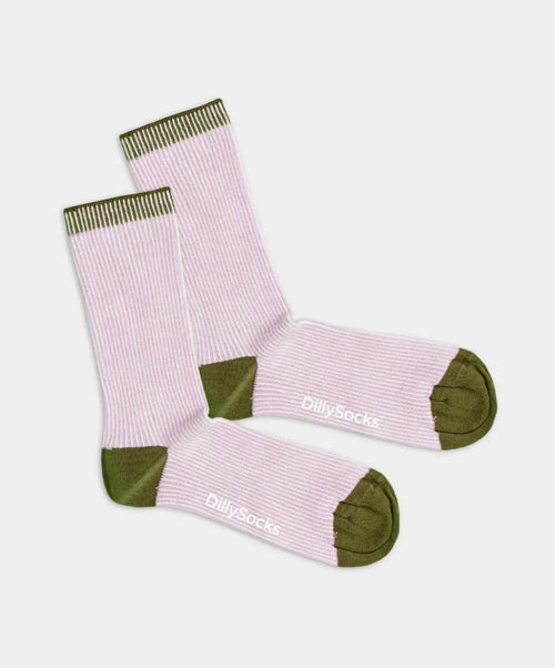 Dilly Socks Notre Chaussettes Pour Femmes: Classic Rose