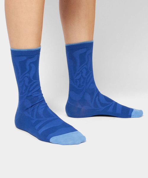 Dilly Socks Notre Chaussettes Pour Femmes: Crumpled Indigo