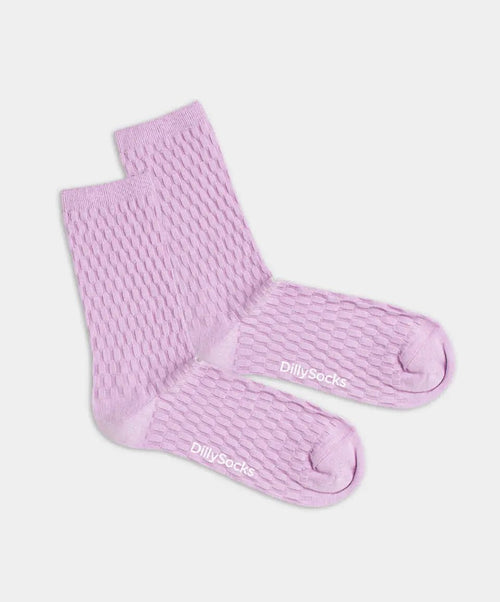 dilly socks Notre chaussettes pour femmes: Lavender Sense