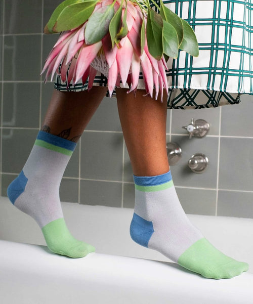 Dilly Socks Notre Chaussettes Pour Femmes: Low Concrete