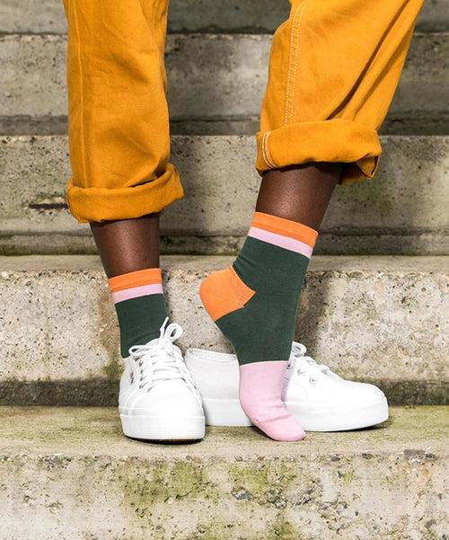 Dilly Socks Notre Chaussettes Pour Femmes: Low Green