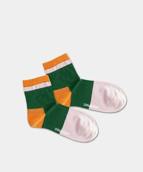 dilly socks Notre chaussettes pour femmes: Low Green