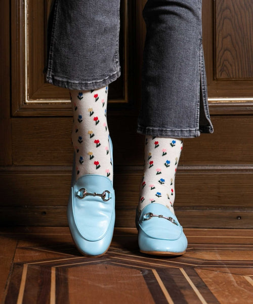Dilly Socks Notre Chaussettes Pour Femmes: Multi Blossom