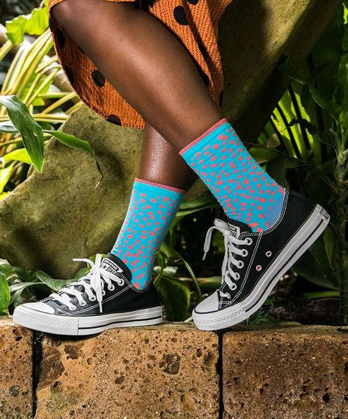 Dilly Socks Notre Chaussettes Pour Femmes: Party Leopard